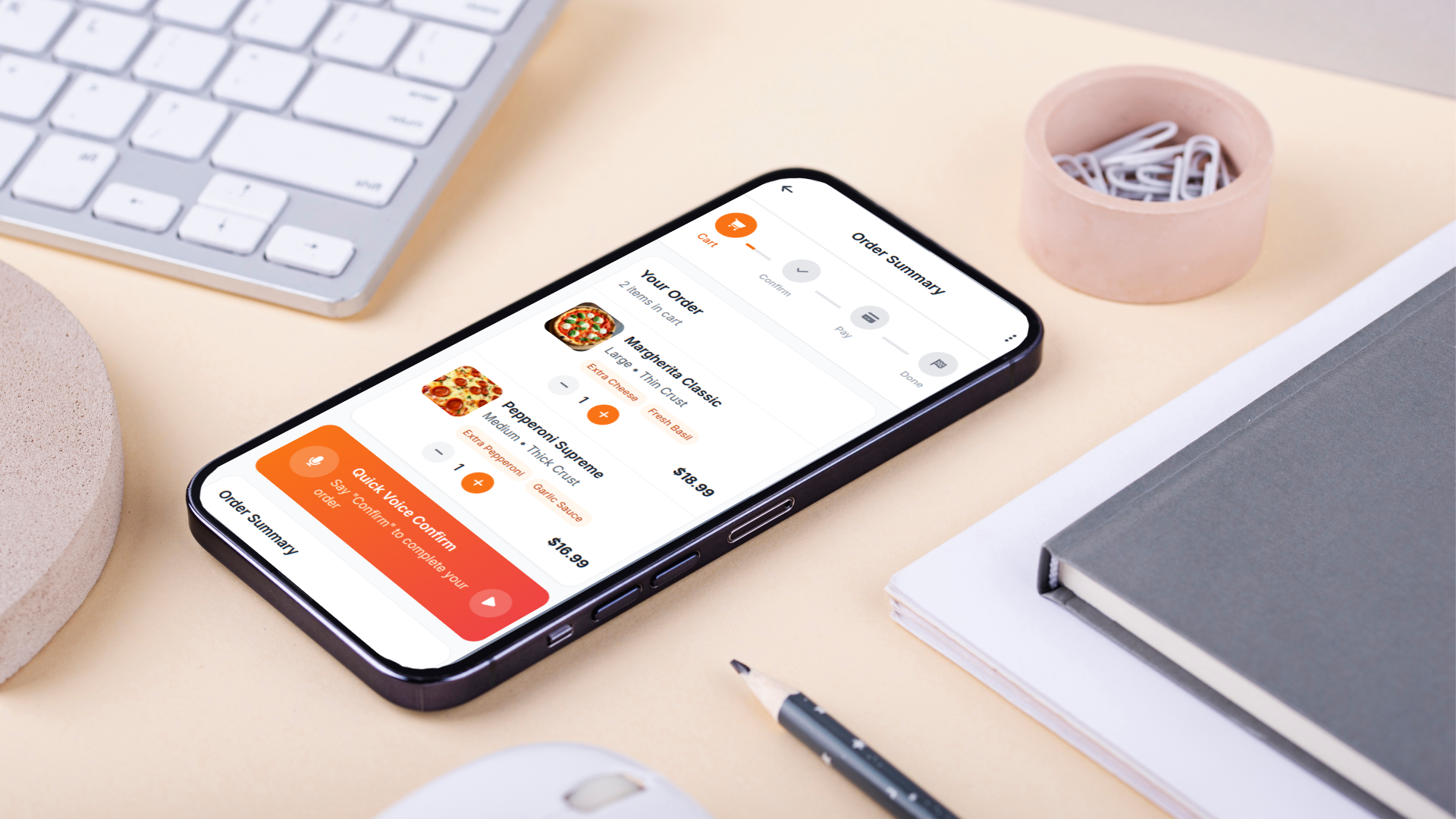 Voice-Agent E-Commerce Solution hero image